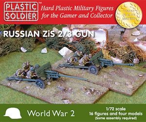 Plastic Soldier Russian Zis 2 and 3 Anti Tank and Field Gun