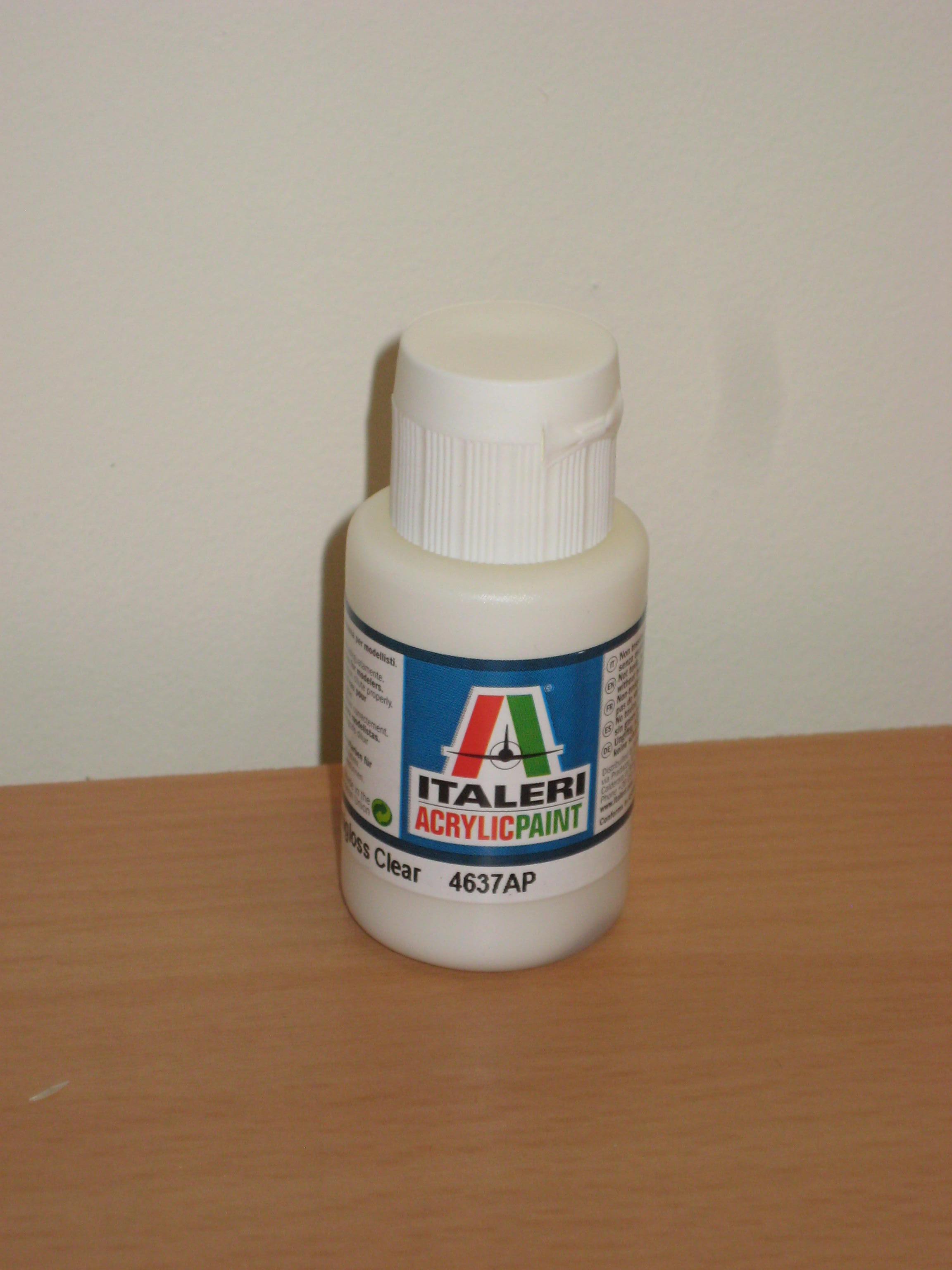 Italeri Acrylic Paint Semigloss Clear Acrylic