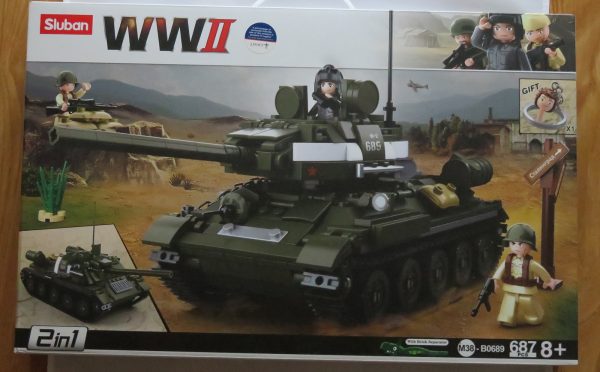 Sluban WW2 Tank T-34\85