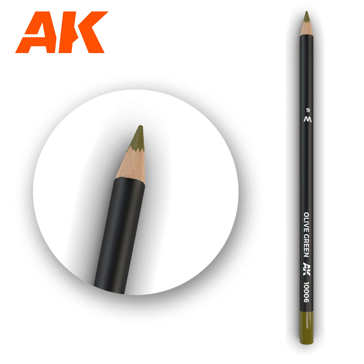 AK Interactive Weathering Pencil Olive Green
