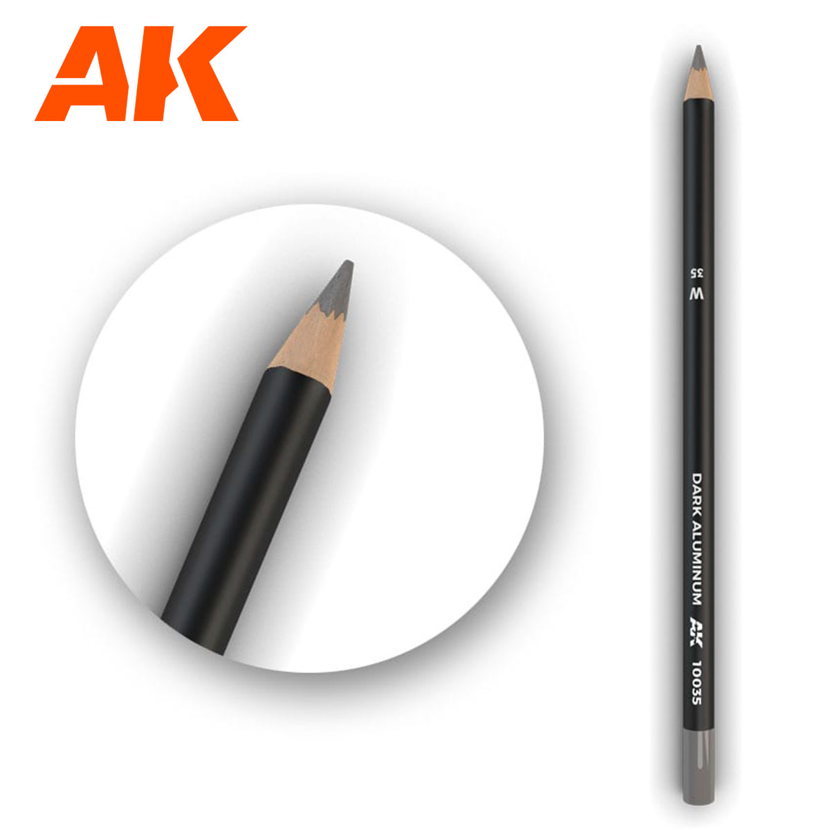 AK Interactive Weathering Pencil Dark Aluminum
