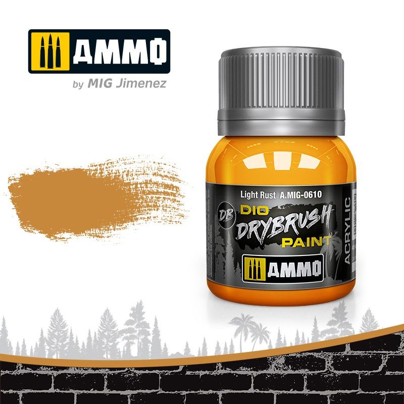 Ammo By Mig Dio Drybrush Light Rust Paint
